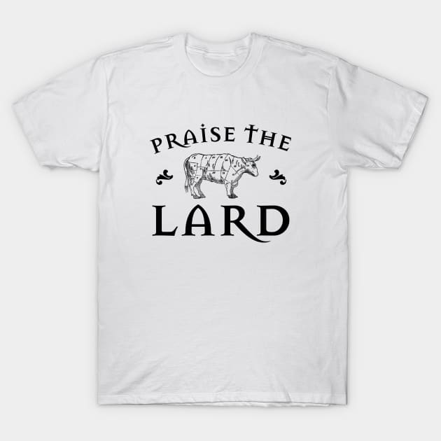 Praise the Lard Cow T-Shirt by Fun-E-Shirts